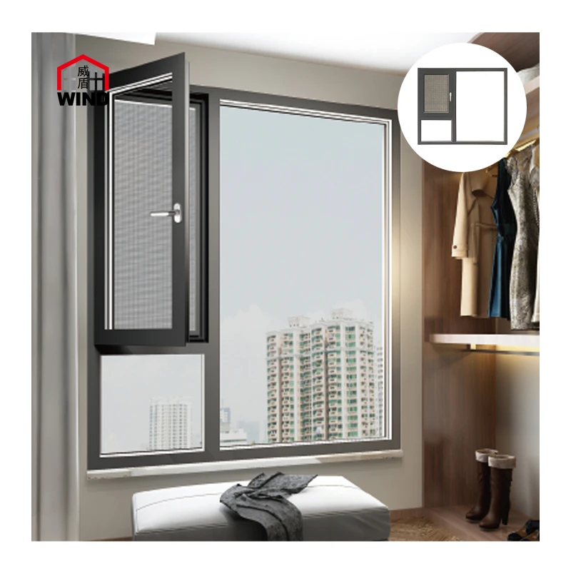 New Zealand Nzs4211 Open Out Aluminum Windows Australian Standard Sliding Window Aluminum Profile Aluminum Bi-folding Window