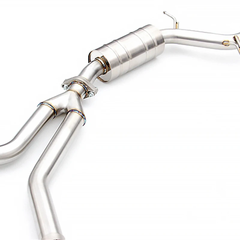 Оптовая продажа, Высококачественная выхлопная система из нержавеющей стали средней и задней части, гибкая выхлопная труба для Audi A6 A7