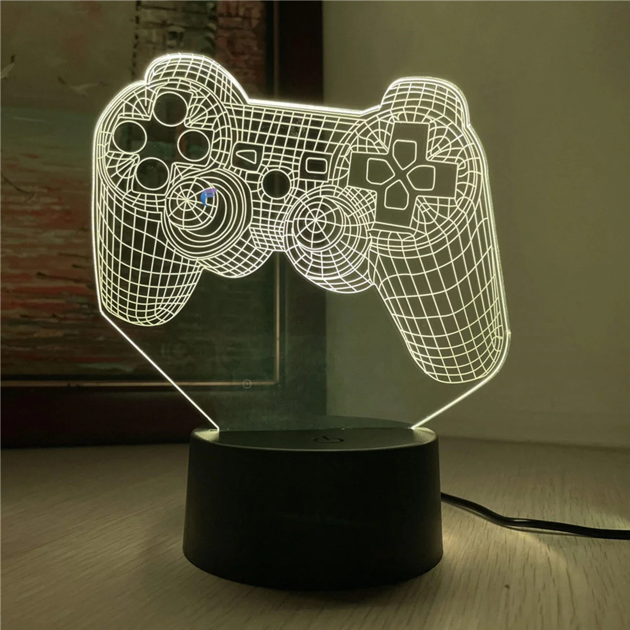 7 видов цветов меняющийся светодиодный ночник сенсорный переключатель USB Powered 3D лампа настроения для спальни