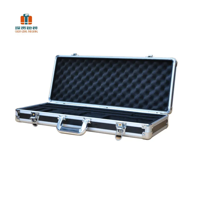 Factory Custom guitar instrument storage case aluminum alloy case custom equipment case