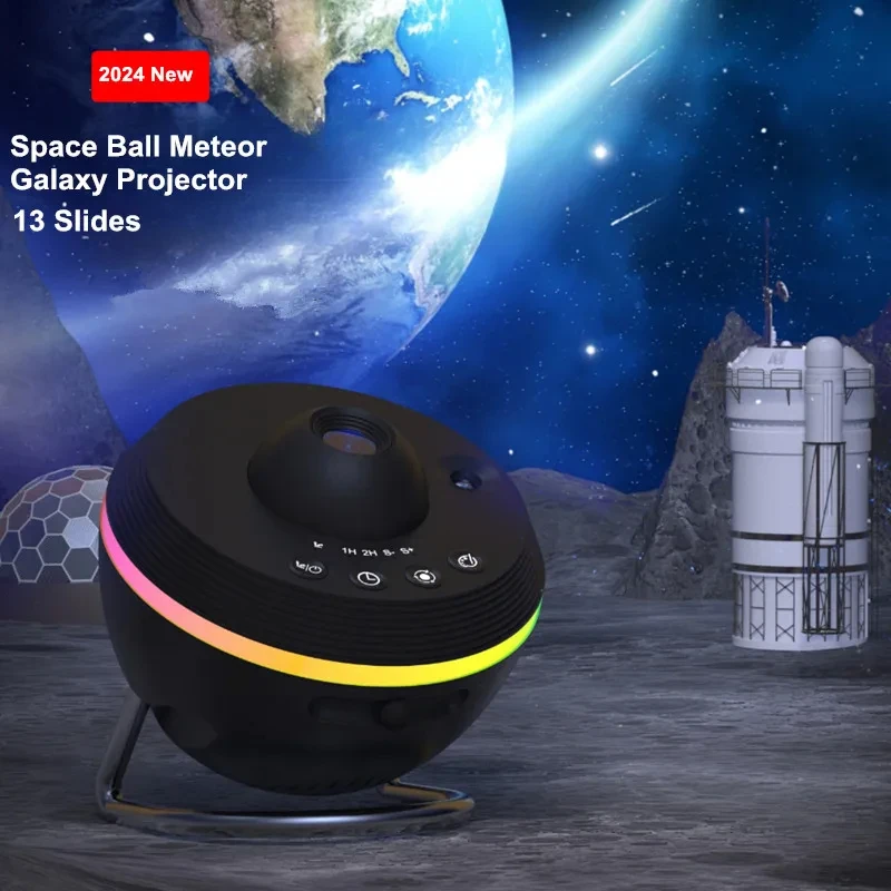 high definition button touch control with ambient light, adjustable focus, and dynamic shooting star sky projection light