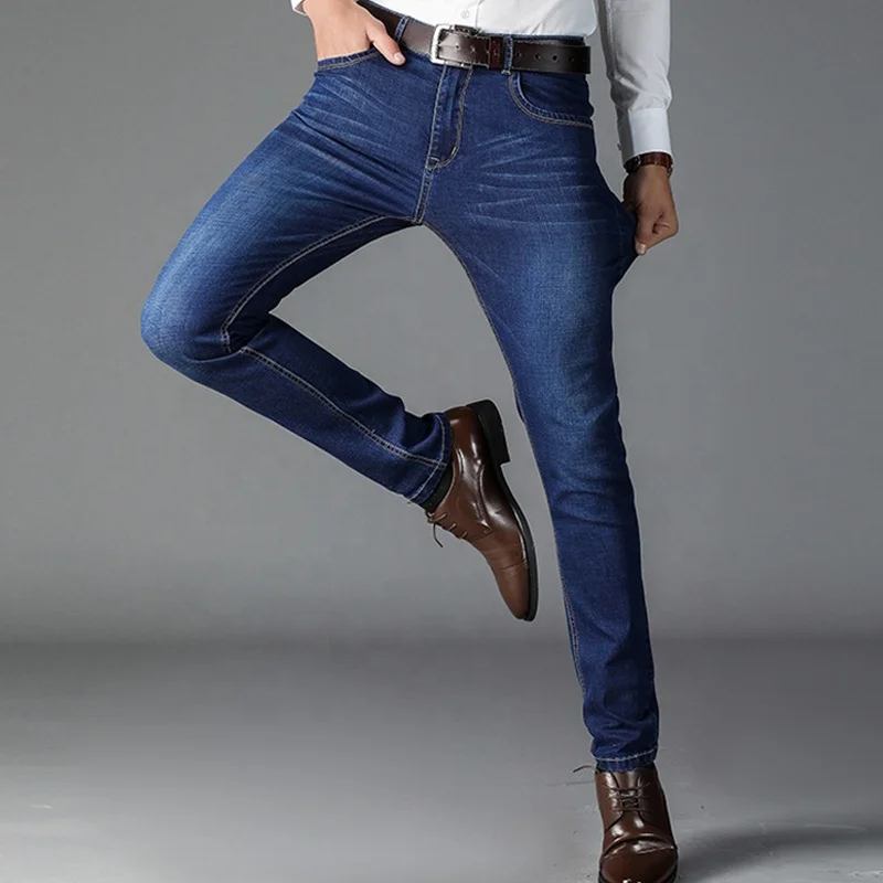Cheap price slim denim jeans for men fasion skinny jeans brand mens formal trouserscasual pants OA payment support