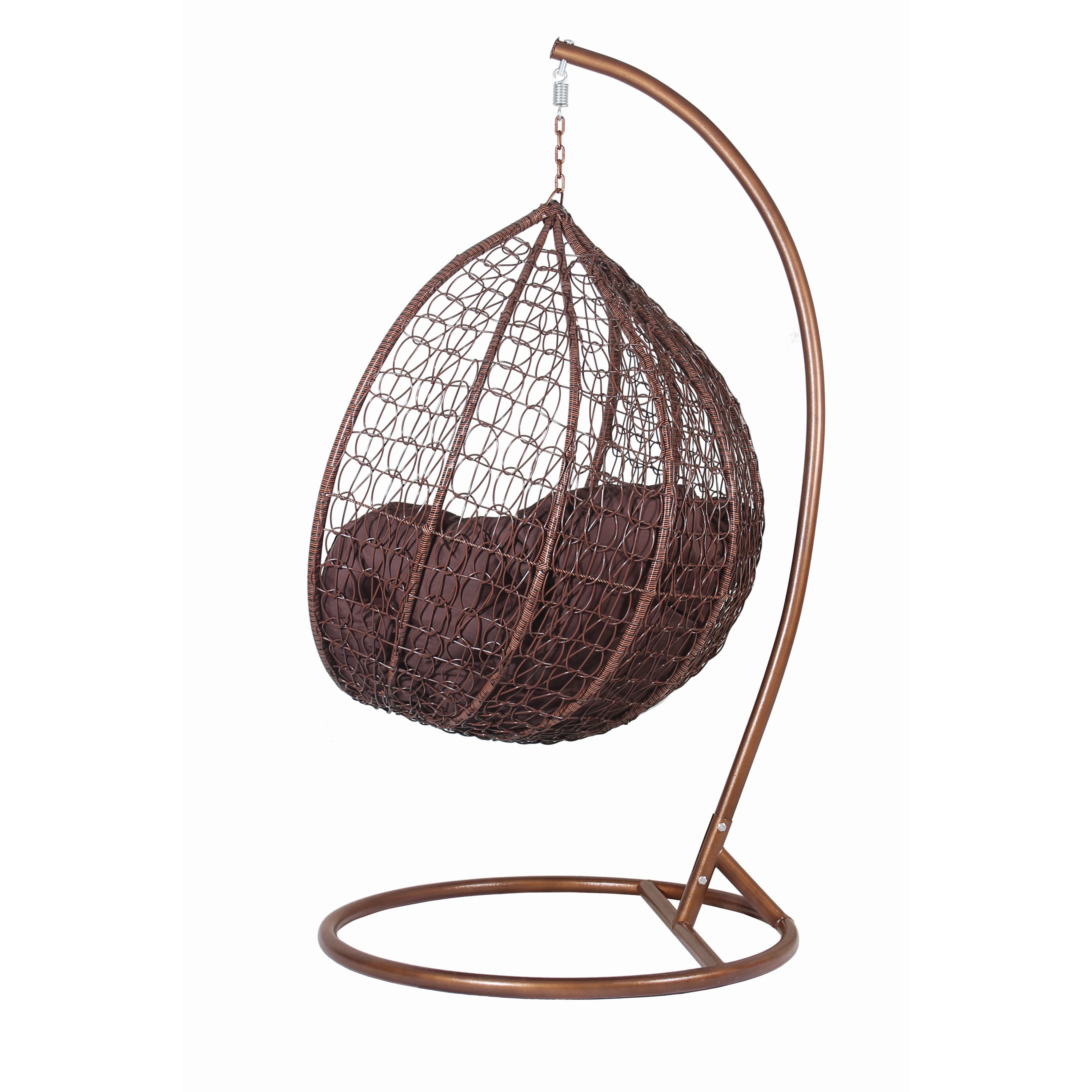 Outdoor Furniture Patio Swings Hanging Egg Swing cocoons Chair with Metal Stand Indoor Wicker Rattan Garden hanging chair