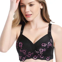 Wholesale Breathable Soft Lace Front Open Breastfeeding Plus Size Pregnant Maternity Bra