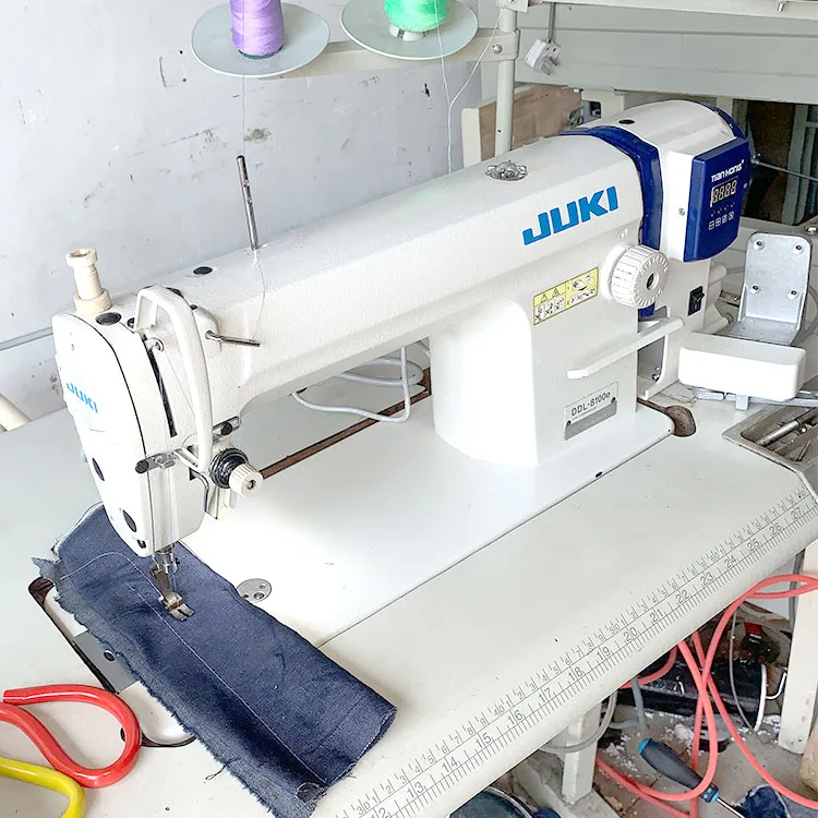 used Juki 8100e with direct drive servo motor  Lockstitch sewing machine