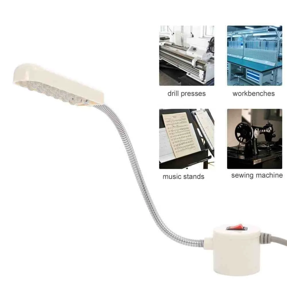 
Portable Sewing Machine Light 10 LED Work Light Magnetic Mounting Base Gooseneck Lamp for All Sewing Machine Lighting 