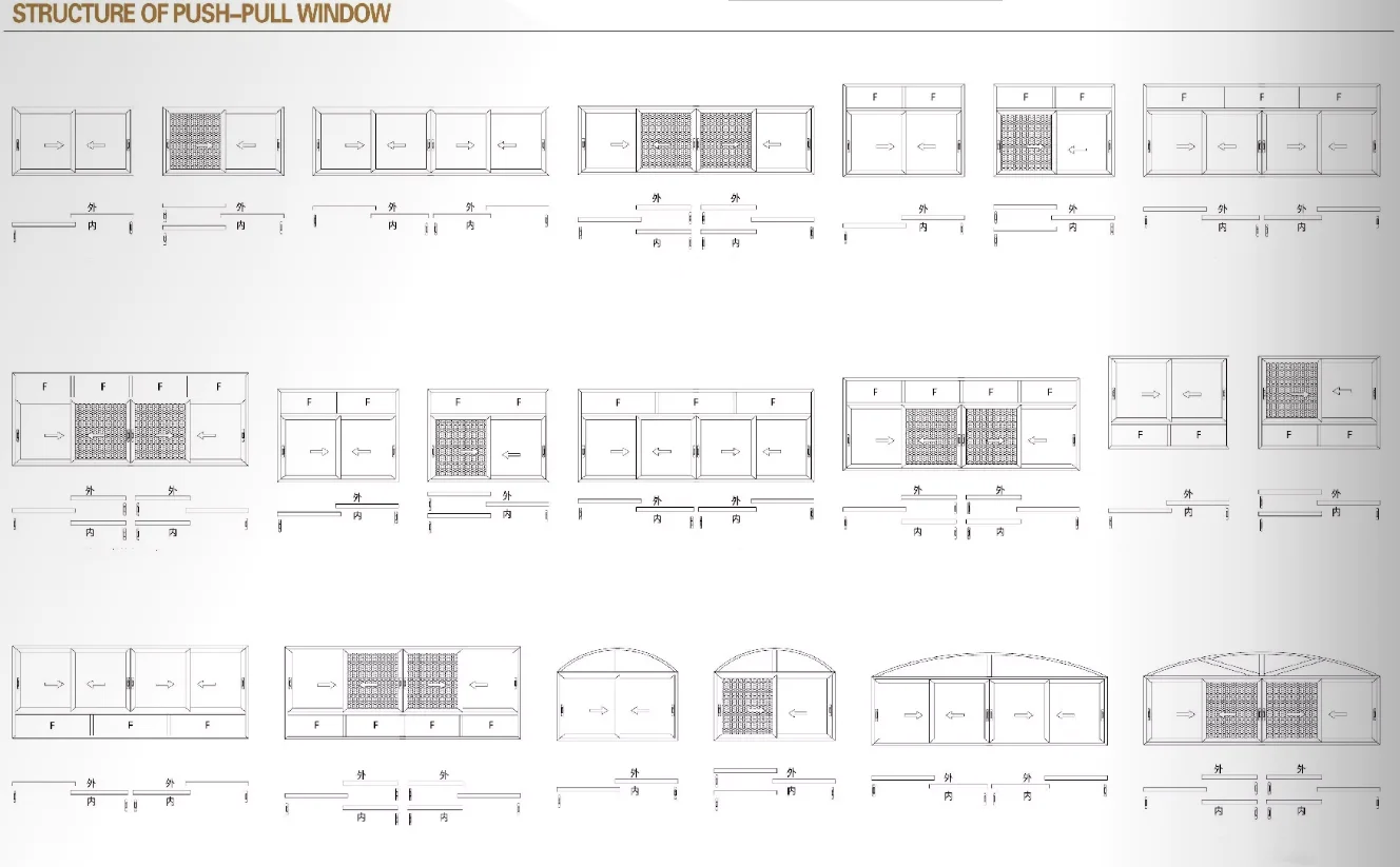 heat insulation broken bridge aluminum alloy window