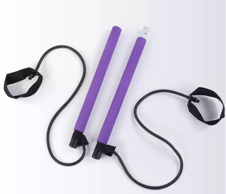 Multifunctional Yoga Stick Home Body Sculpting Muscle Rally Elastic Rod Resistance Rope Pilates Stick
