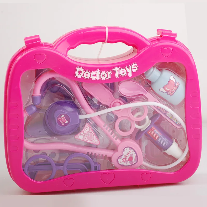 2023 new baby Suitcase Doctor Toys Pretend Play  Briefcase Playing Doctor Toy Set    Medicine Box  Toys