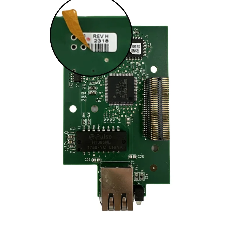 high temperature resistant up to 300 degree labels Wave soldering Reflow soldering pcb board SMT labeling machine label