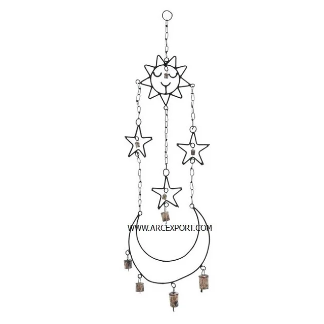Metal Luxury Wall Hanging Art Fancy Admirable Designing Decoration Wholesale Modern Hanging Win chimes In Reasonable Price