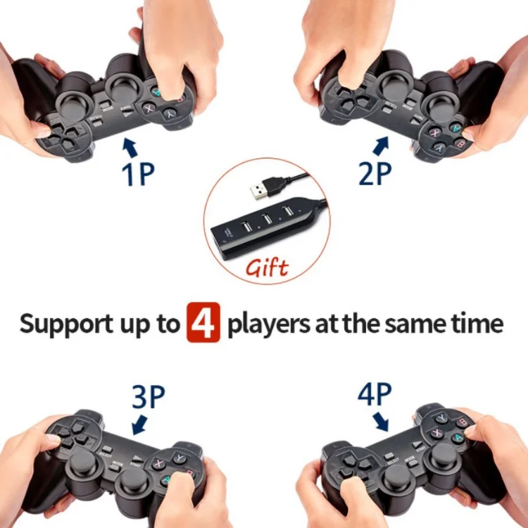 Консоль для видеоигр Super Console X Stick 64G 128G 256G Портативная Ретро 4K HD TV игровая