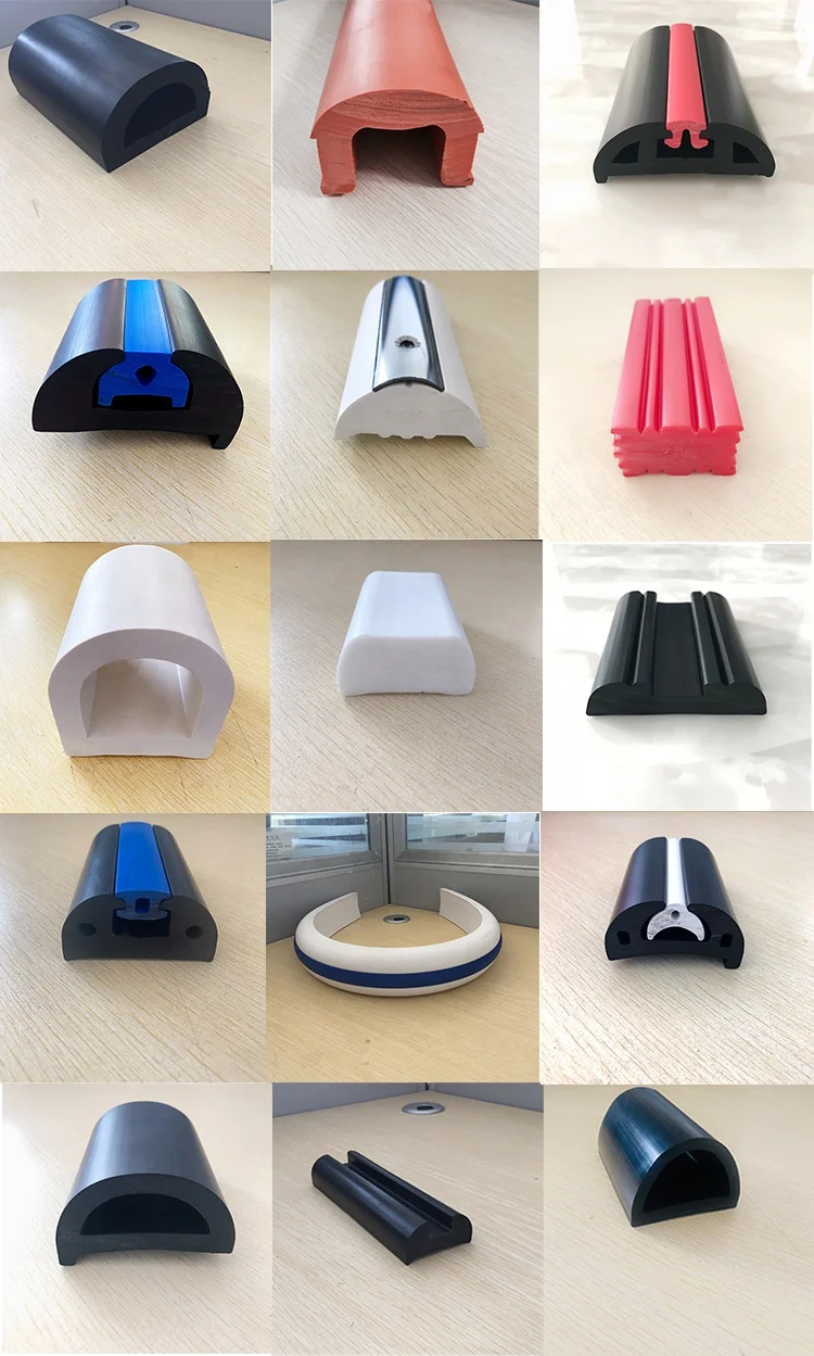 Type D Boat Rub Rail Rubber Bumper For Marine Industry/rigid Pvc Gunwale Rub Rail/aluminium Boat Trim