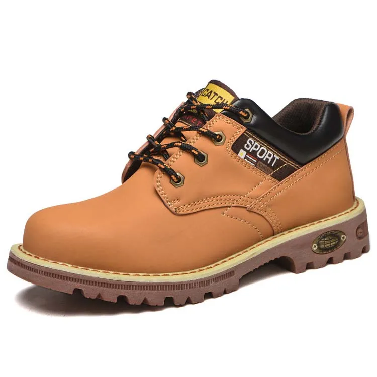 Leather Anti Slip Safty Shoes Light Weight Safety Toe Shoes S3 Waterproof Work Boots