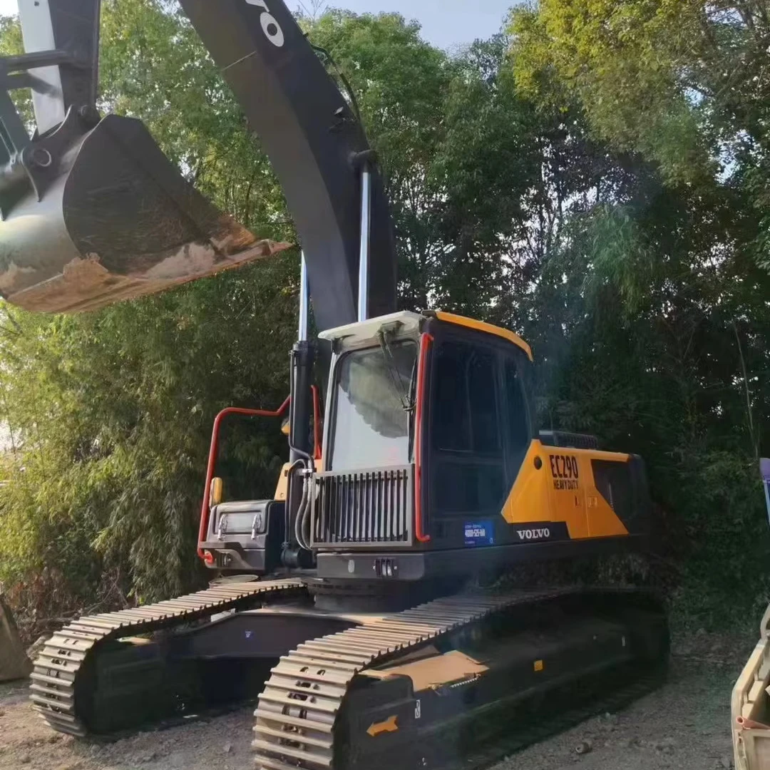 Низкая цена использованный оригинальный VOLVO EC 290 гидравлический экскаватор volvo Экскаватор Crawer