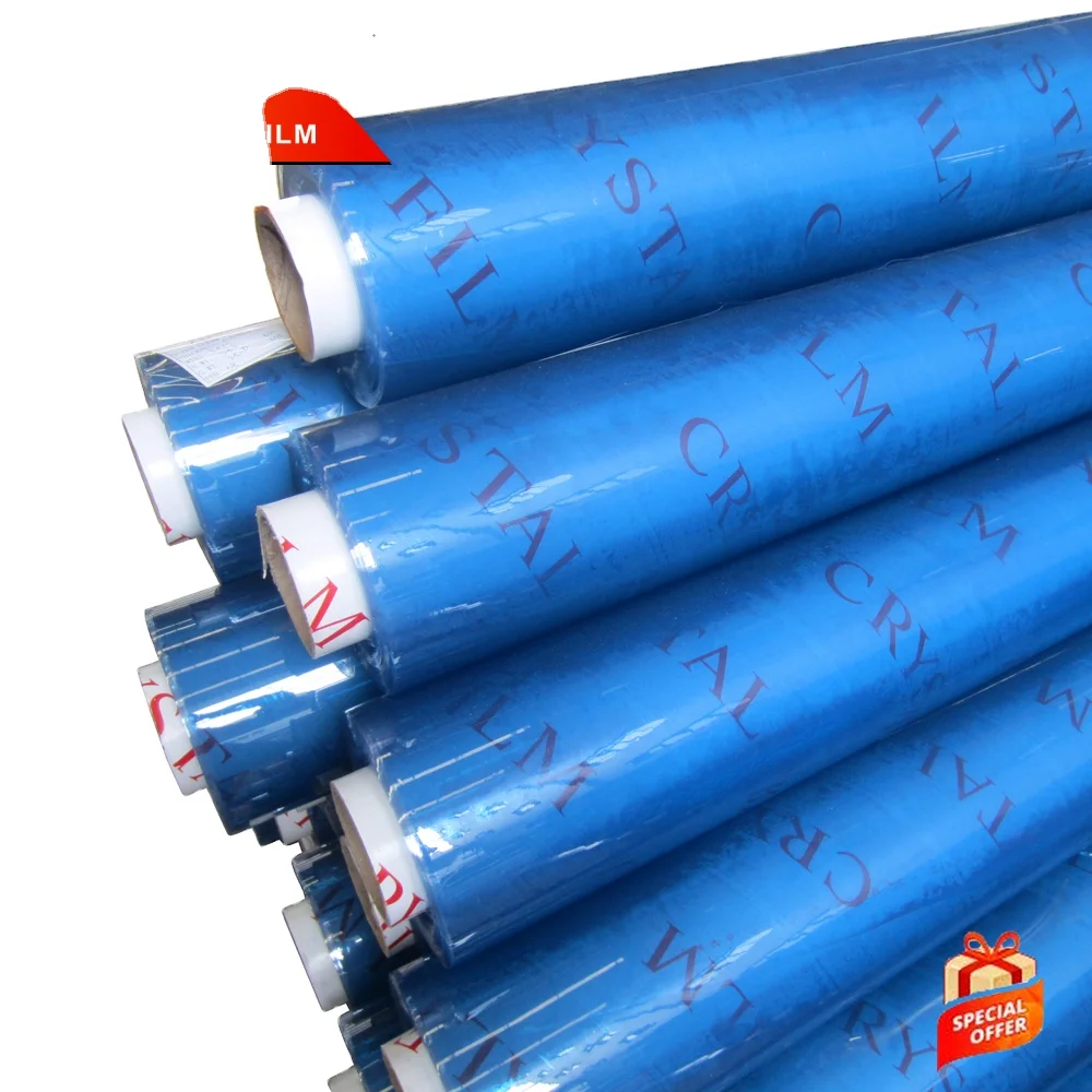 Rectangle or round super clear film roll PVC plastic membrane for taxi car protection
