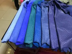 Fashion high quality real exotic slip on designer style genuine ostrich skin leather men shoes