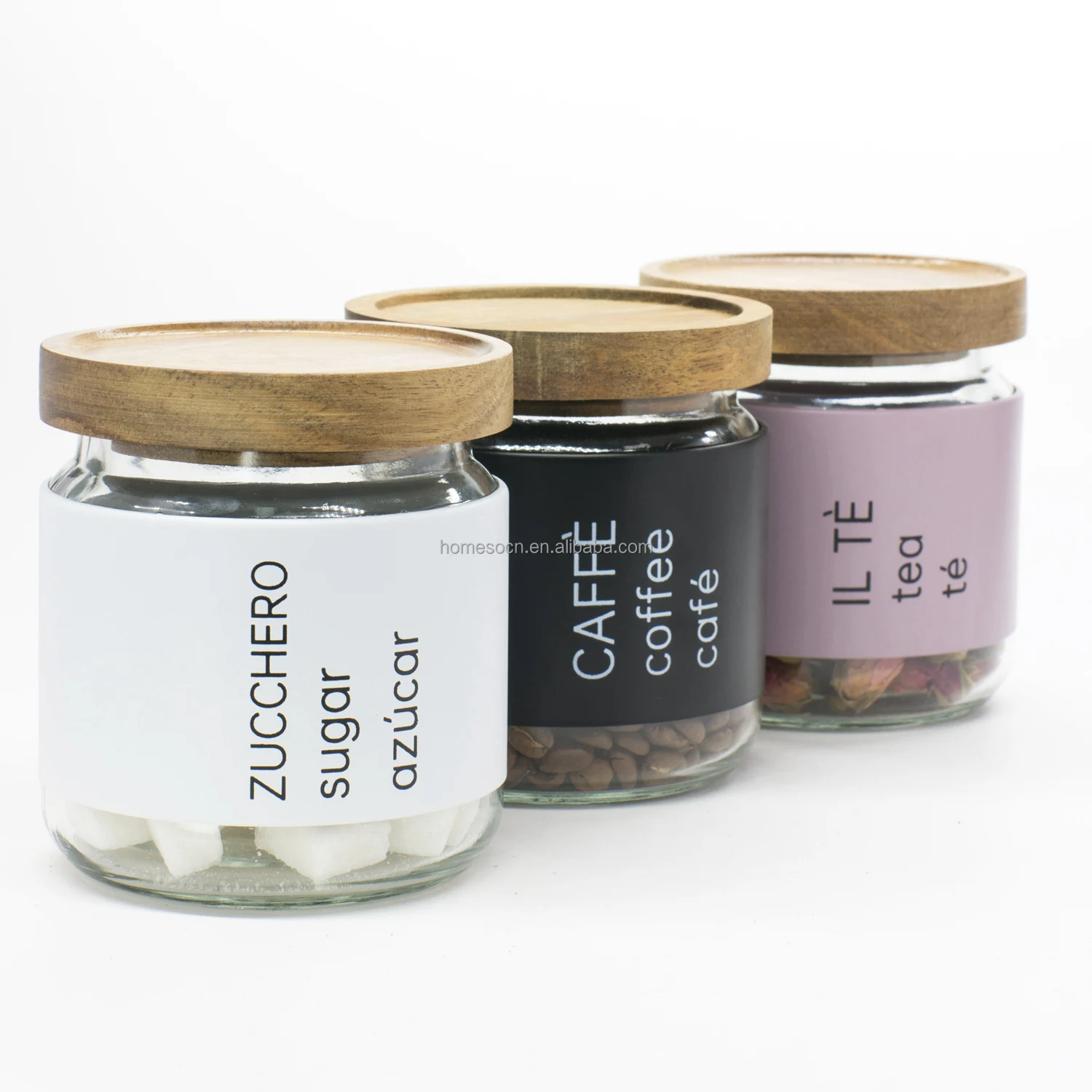 Glass Container Sweet Candy Cookie Jar Glass