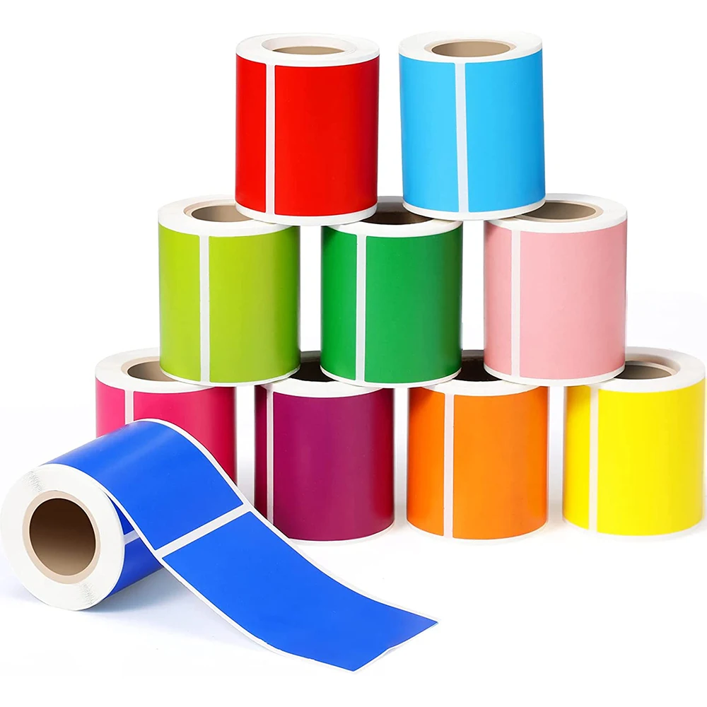 Thermal Mailing Address Paper Label Rolls Printer 150mmmx100mm Shipping 4x6 Labels  Color Self-Adhesive Sticker