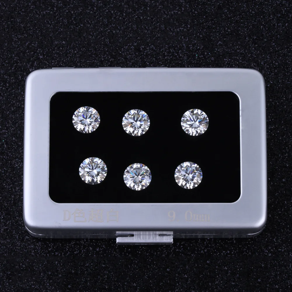 Wholesale Factory Direct Hot Selling Loose White D VVS1 Moissanite Gemstone 2mm Height with GRACE Certificate