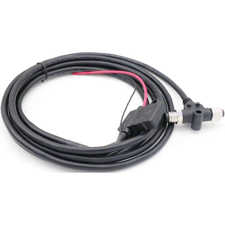 Nmea2000 M12 Connector Signal Molding Plastic Waterproof IP67 M12 5 Pin Connector A Coded NMEA2000 display Connector