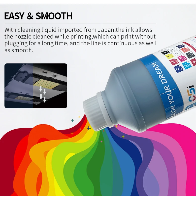 Most popular Water Based Ink 1000ml Non-toxic Printing Inks sublimation ink