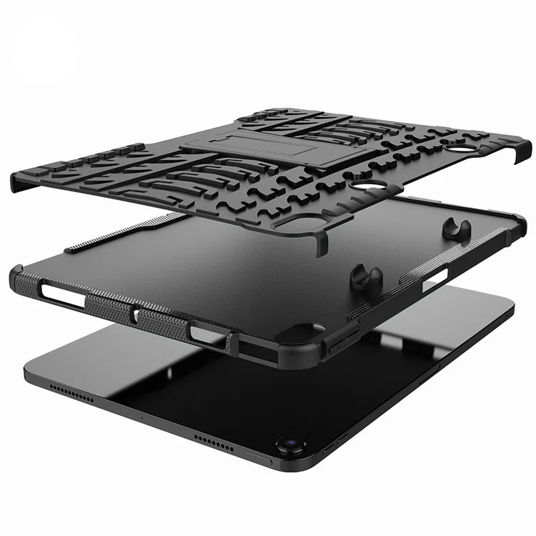 Dazzle Shockproof Foldable Kickstand Rubber TPU+PC Case for iPad Air 4 2020 10.9 inch Air 5 2021Tablet