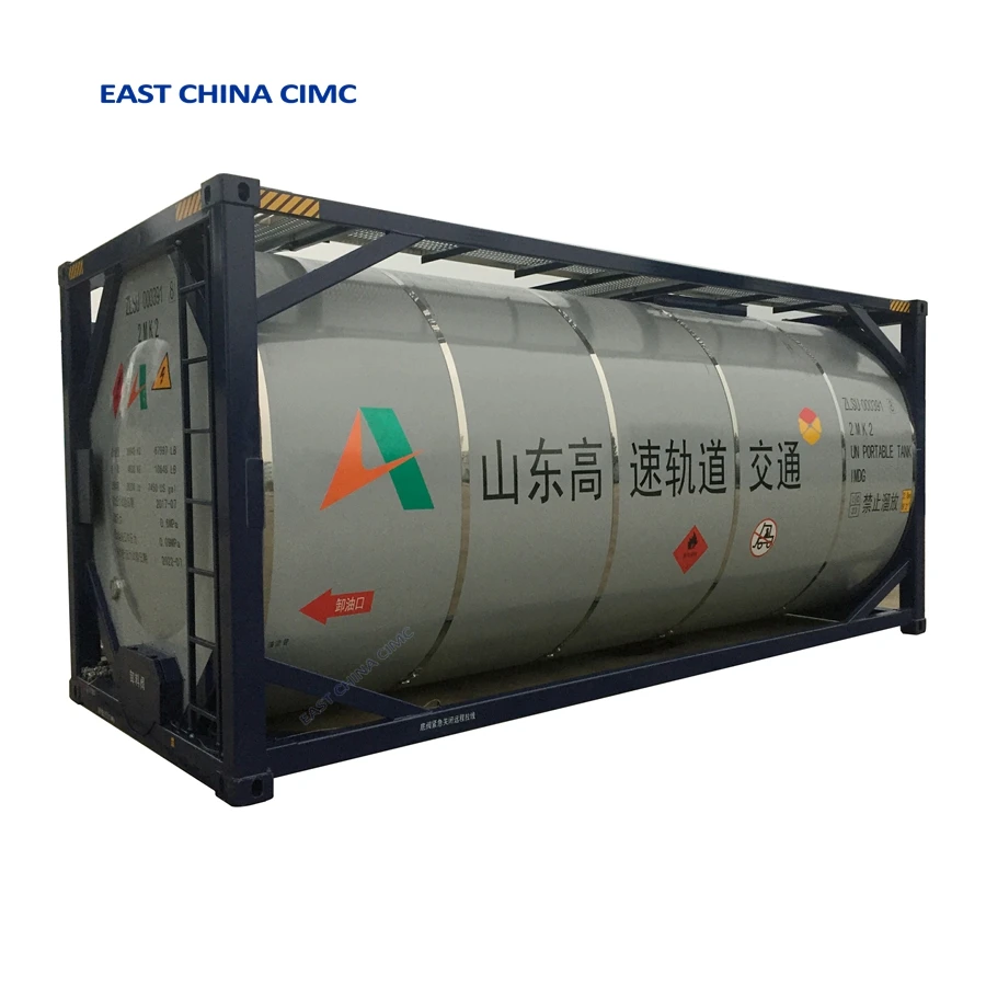 Gas Tank T50 ISO Tanker Container For Lpg And Ammonia Gas Transport Storage Tank Container