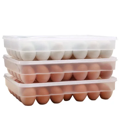 Clear High Quality Chicken Egg Box, Plastic Egg Storage Box
