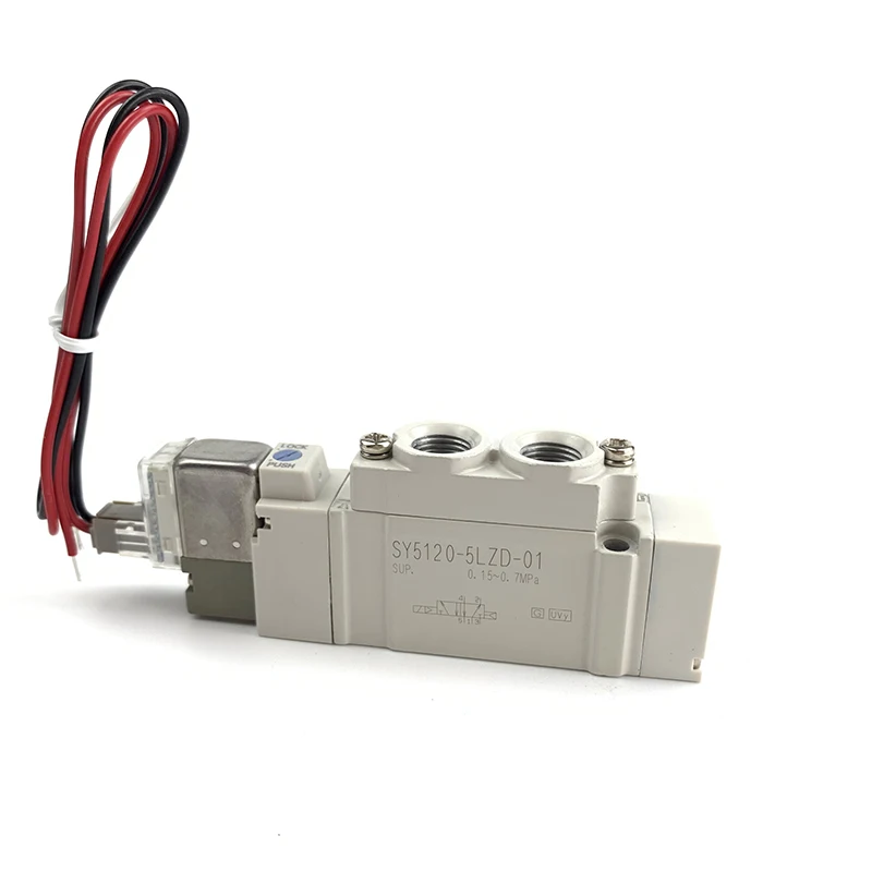 SY5120-5LZD-01 5/2 Way 24V Соленоидный клапан-SMC