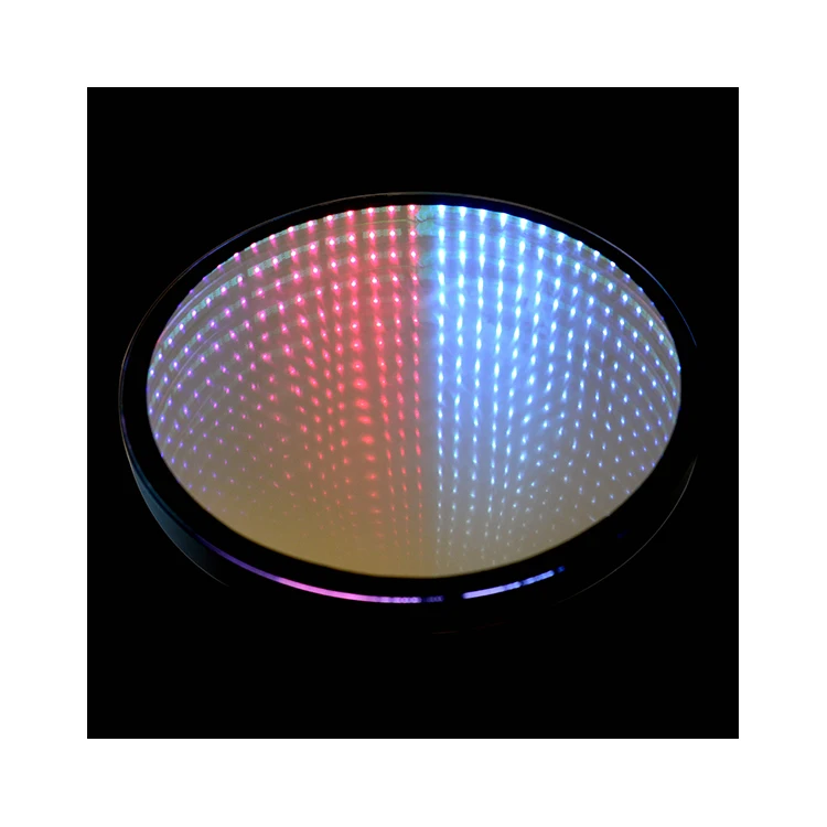 Wholesale Celebration Activities Luxury Dressing Modern Design Circular Led Table Living Room Furniture Coffee Table Metal Iron