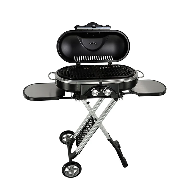 Camping Trolley Barbecue Grill Outdoor Portable Foldable Gas bbq grill