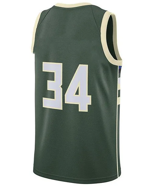 2021 Latest Design Stitched Custom Men Training Wear Giannis Antetokounmpo Basketball Jerseys