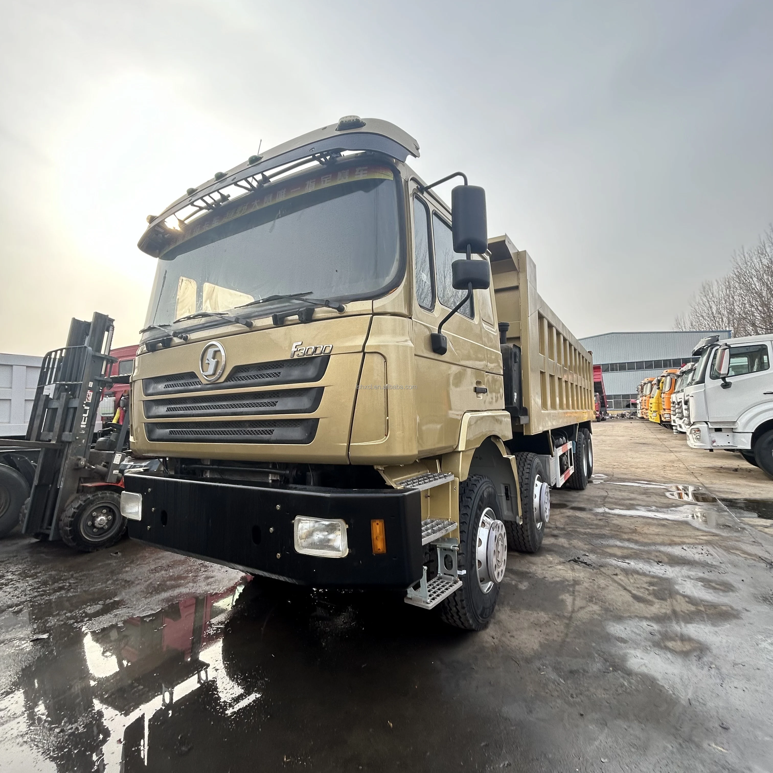 Мини-самосвал Shacman 8x4 самосвал евро 2 дизельный двигатель с автоматической быстрой коробкой передач 5 т брутто вес автомобиля задняя камера