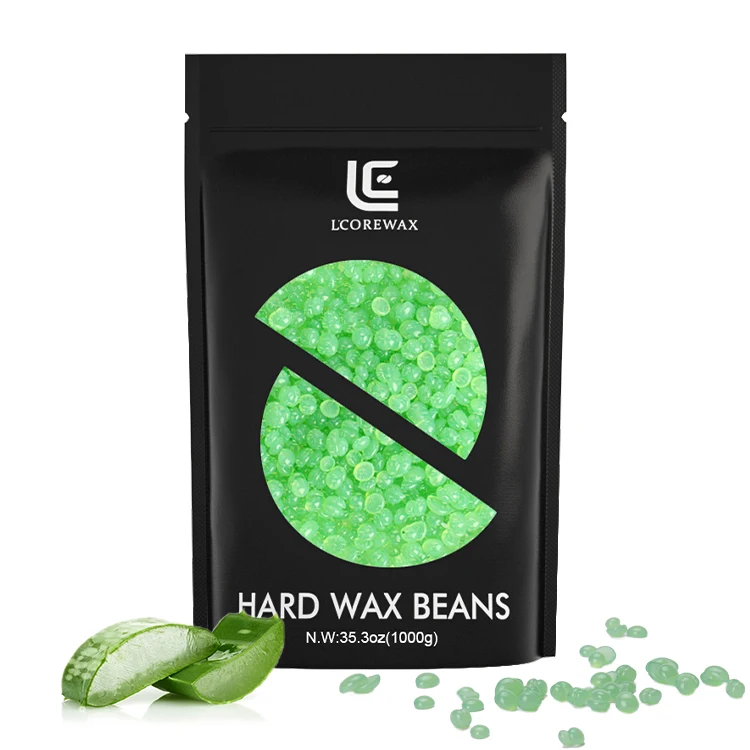 Lcorewax brazilian wax  Beans Free Sample Wholesale hair removalsalon use high quality 1000g/ depilatoria cera