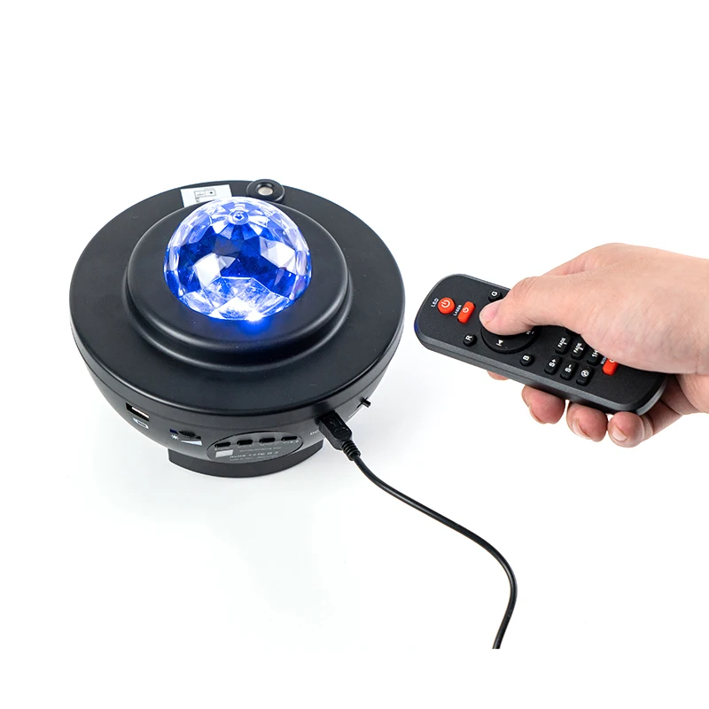 
3 in 1 led lamp starry sky rotating night light galaxy cove projector lighting original for Kids Bedroom 