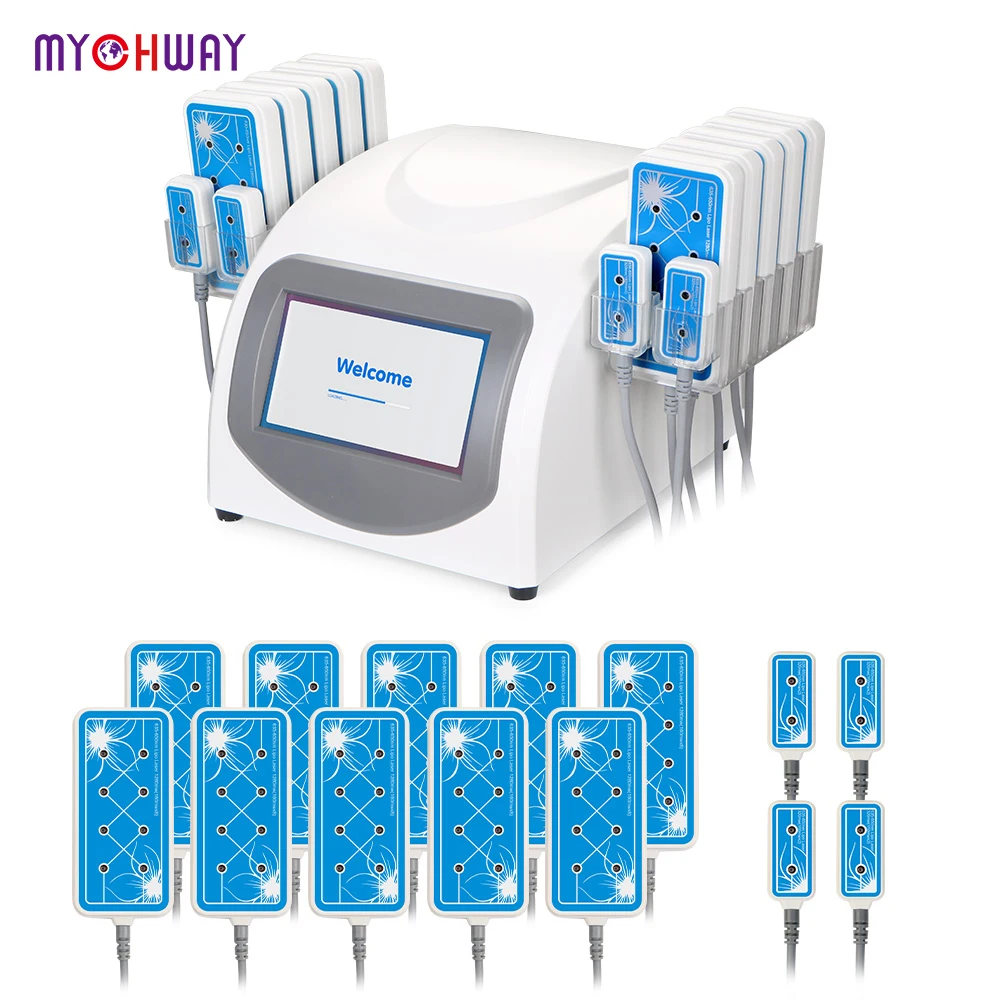 WL-UU1401 Body Contour Fat Burnt Slimming Weight Loss Powerful 14 Pads 160mw lipo lasers Machine