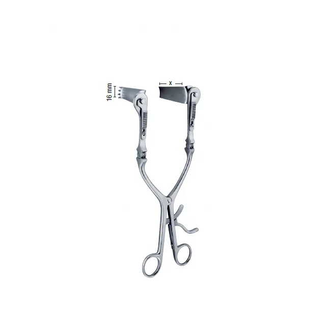 Кловард ламинаэктомии Ретрактор 250 мм в комплекте с 2 лезвиями