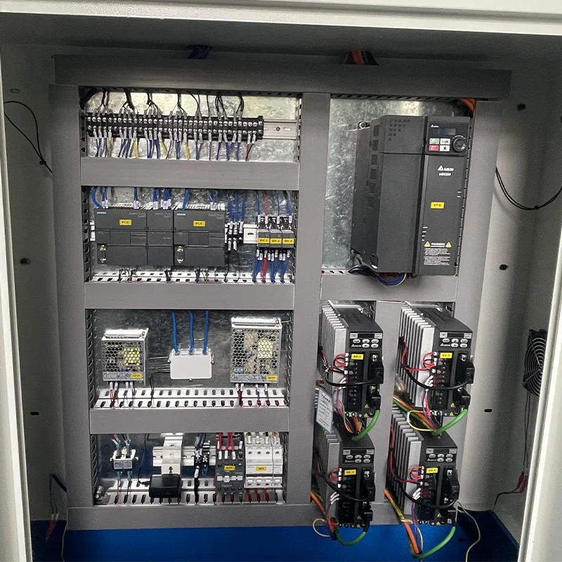 Max 4mm 19PCS Quick Change Diameter 50mm Roller Intutive HMI Operation Stress-Free Full Electric Levelling Machine