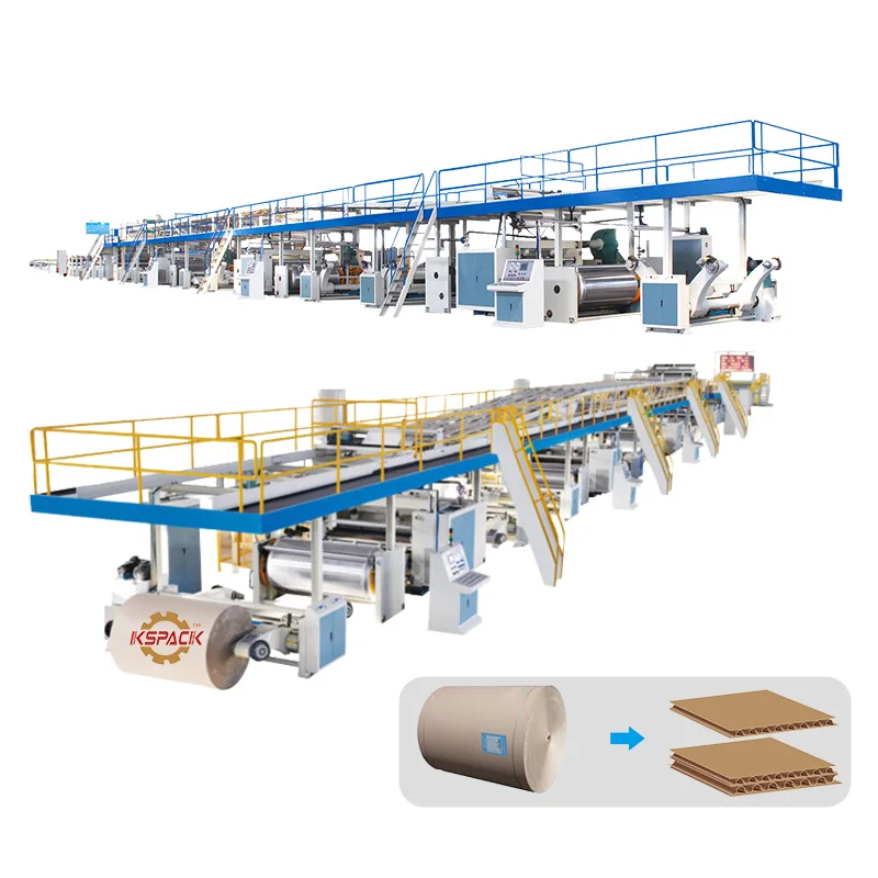 High Quality Corrugated Carton Production Line Automatic Corrugated Cardboard Making Machine