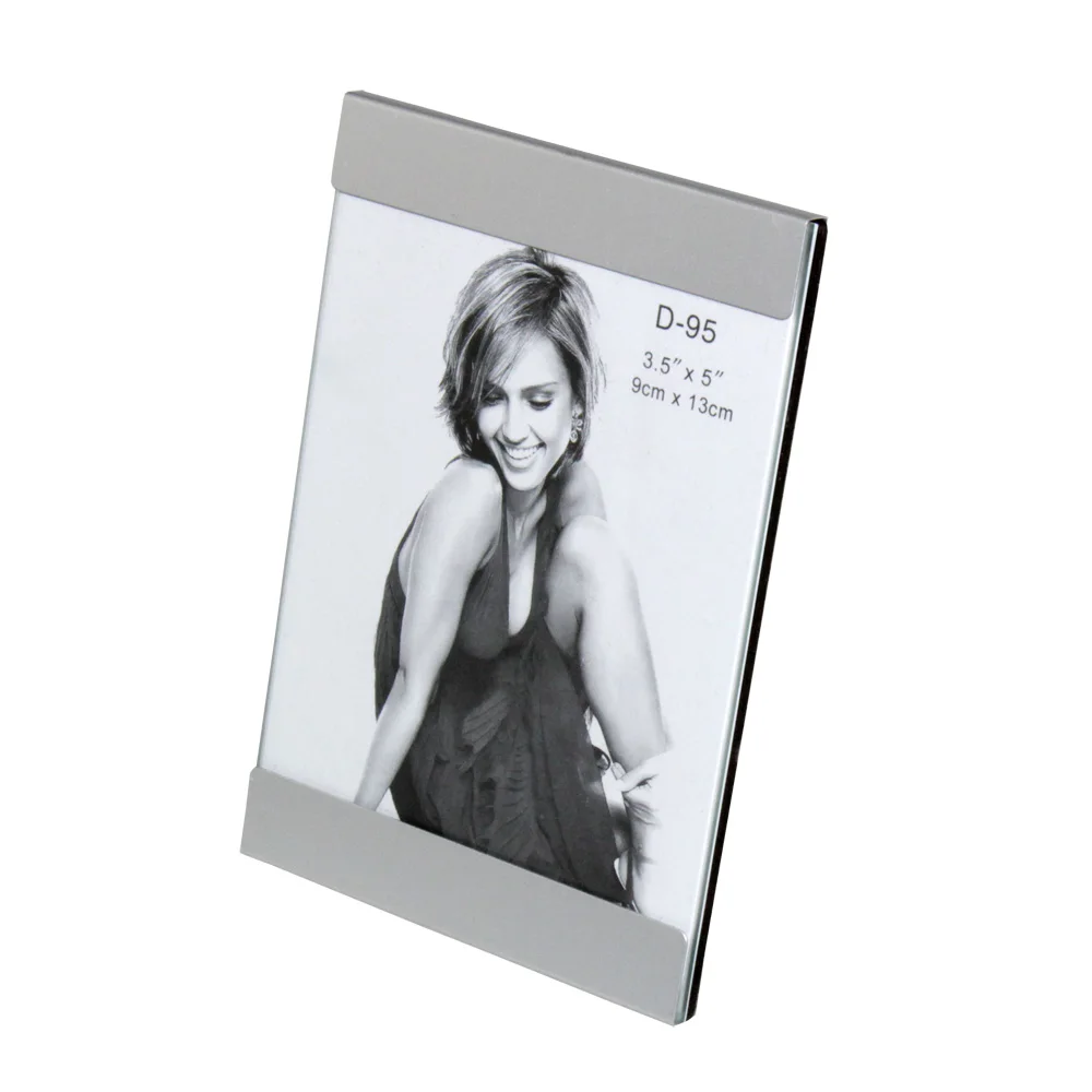 
china wholesale aluminum metal custom multi sizes gifts luxury family picture marcos fotos beautiful photo frame for home decor 