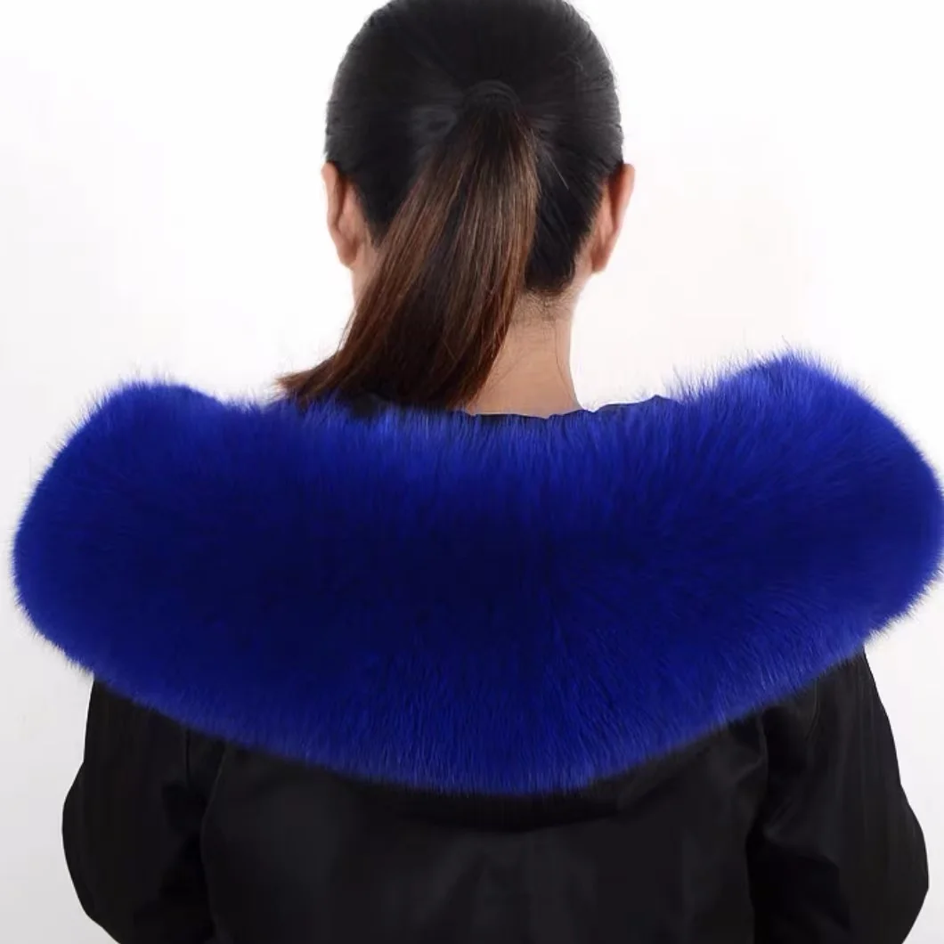 Fox fur collar collar real fox fur fox fur jacket collar