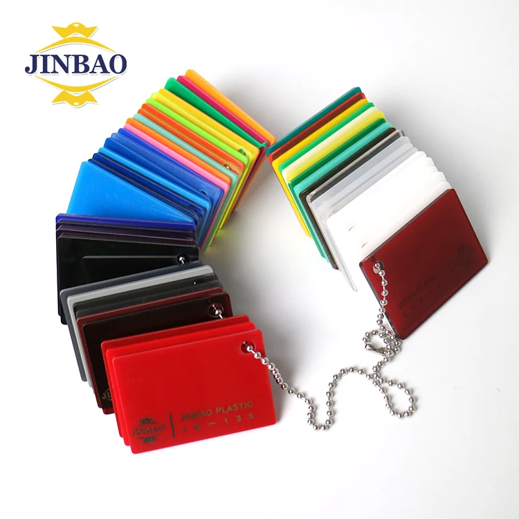 JINBAO manufacture directly provide 100% raw virgin acrylic material competitive price and fast delivery colorful acrylic sheet