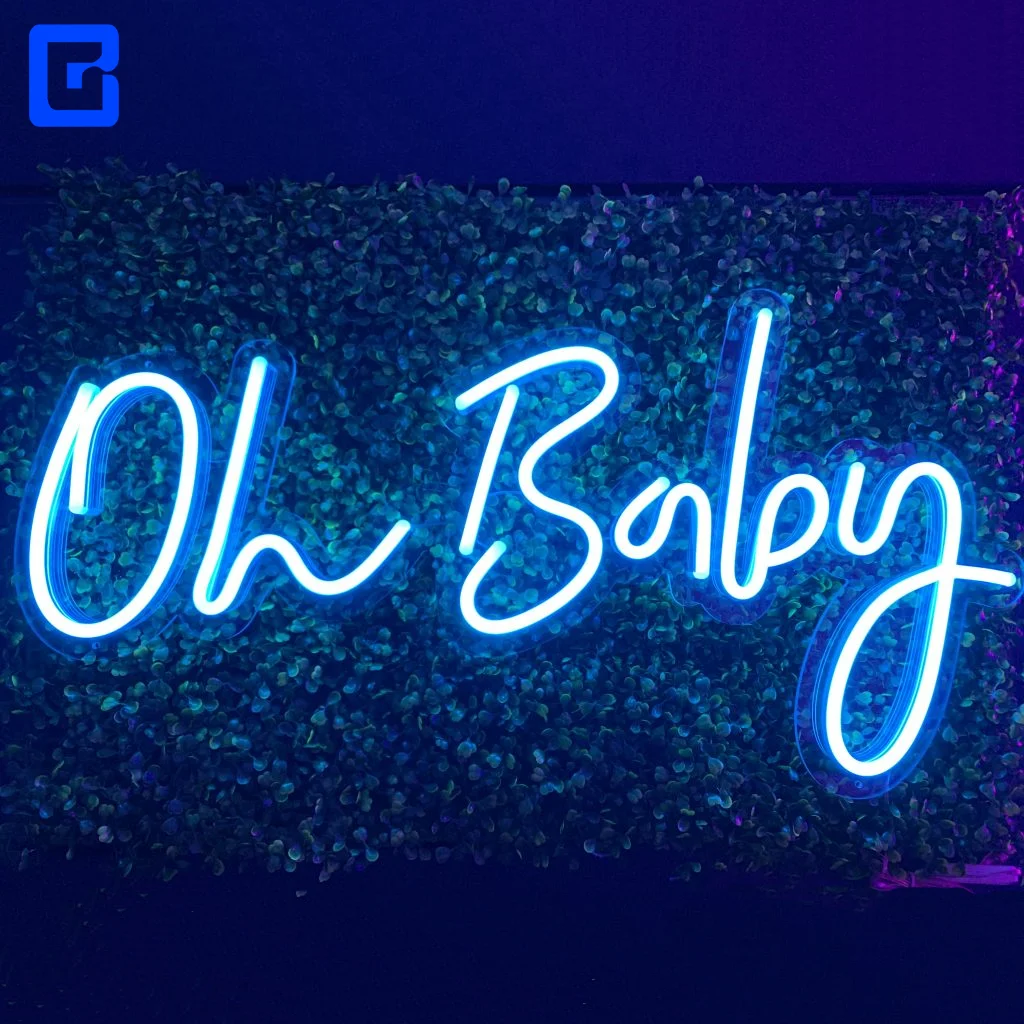 Custom neon light for room wedding neon sign oh baby neon sign