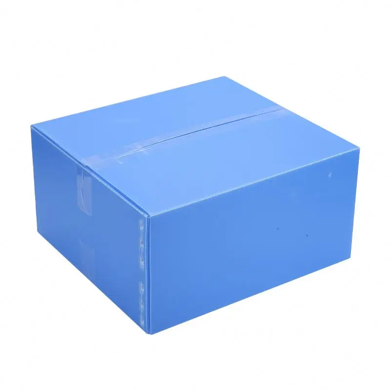 Folded PP Hollow Sheet Packaging Boxes Cardboard Plastic Card Packaging Box For Packaging