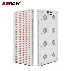SGROW 1800W Professional Dual Chip LED Red Infrared Light Therapy Panel medical grade Red LED Light Therapy Device For Skin Care