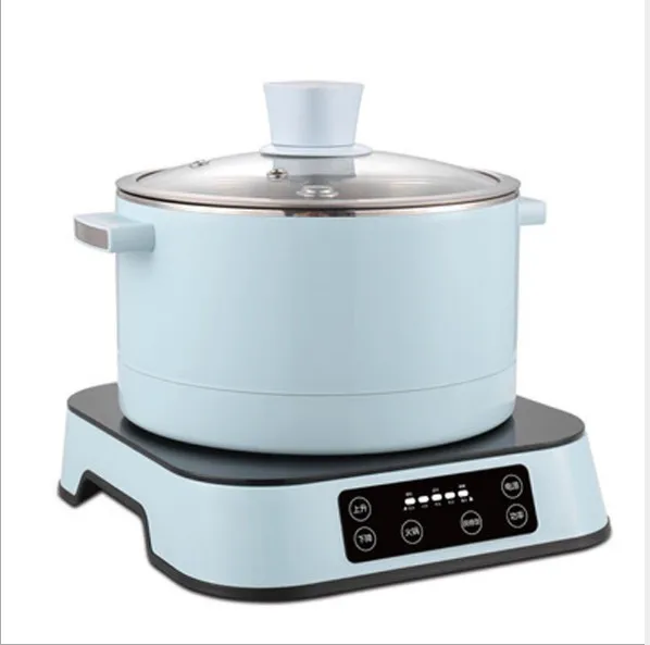 Factory supply high quality round cooking electric grill with hot pot pan