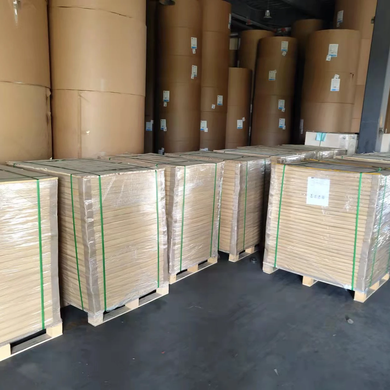 Customized Single Side Hard Chipboard Coated-duplex-board-grey-back A Grade Coated Duplex Paper Board