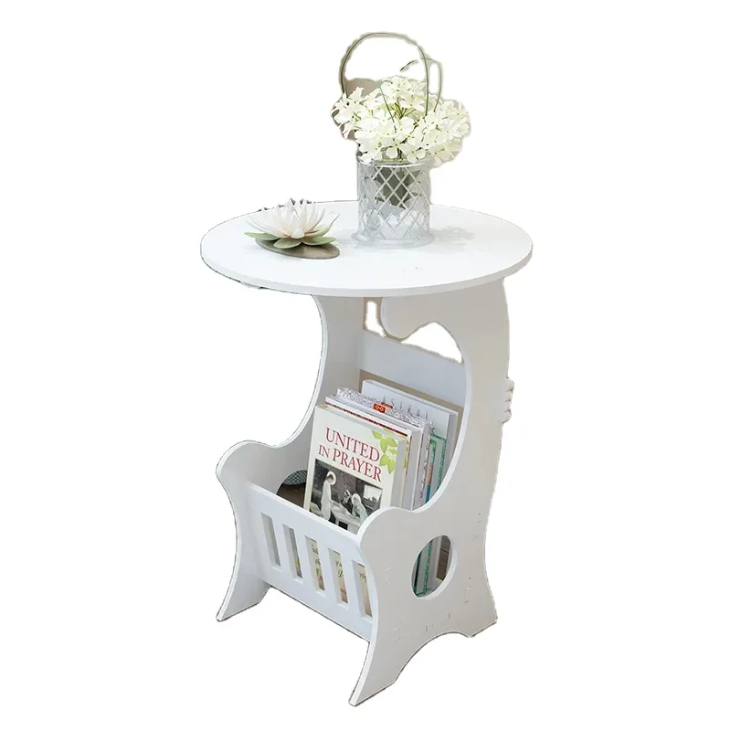 Nordic Simple Plastic Bedside Table for Bedroom & Living Room Use Serving as Coffee Table Sofa Side Table Small Storage Cabinet