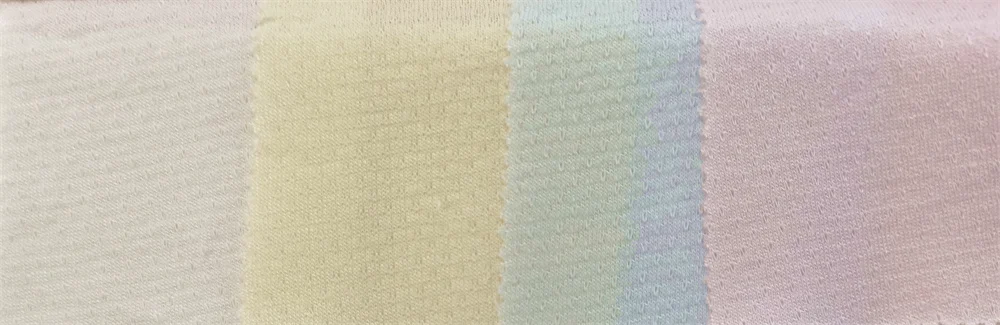 130Gsm Breathable 70%Bamboo 30%Cotton Knitted Jacquard Fabric for Baby Jumpsuit